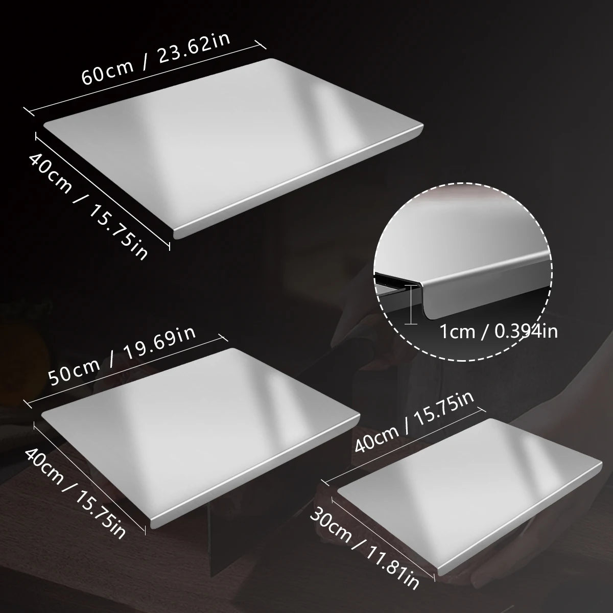 Modern Living™ Stainless Steel Prep Board